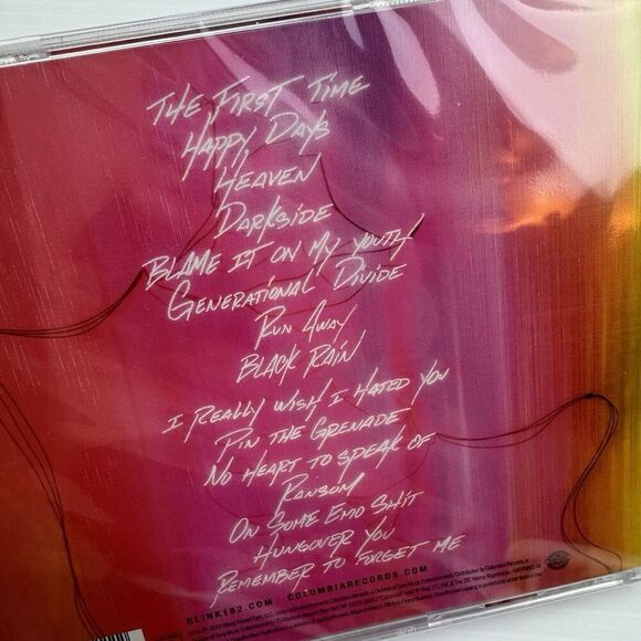 Blink 182 Nine Explicit Edition Parental Advisory Brand New CD - Picture 3 of 5